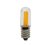 YXJX Low Voltage Bulbs, Pack of 20, LED Filament Bulb T15 DC12V E12/E14 LED Refrigerator Light Dimmable Indicator Lights Lamp(6500K Cool White,E12 12V 3W)