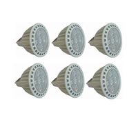 YXJX Low Voltage Bulbs, Spotlight Bulb Non-Dimmable, 24V MR16 LED Bulbs, 50W Halogen Equivalent, 3000K/6000K, 5W GU5.3 MR16 24V 45 Degree Beam Angle, 6-Pack(Warm White)