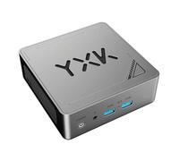Yxk S25 Ultra Mini PC, Intel Twin Lake N150 (4 Croe, up to 3.6GHz), 16GB DDR4 RAM 512GB M.2 SSD, Desktop Computer 4K Dual HDMI/USB3.2/WiFi 6/BT5.2/LAN for Home/Office