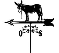 YXKJHH Weather vanes for Roofs,Vintage car Weather Vane,Outdoor Wind Direction Indicators,Roof,Garden,Mountain,Courtyard Decor Cast Iron Farm Outdoor garden courtyard weather vane (Little