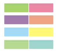 YXL 8Pcs Coloured Dyslexia Overlays Rulers, Guided Reading Strips, Enhance Reading Comfort and Speed with Tinted Guided Strips, Overlay Reading Strips for Dyslexia and to Reduce Visual Stress