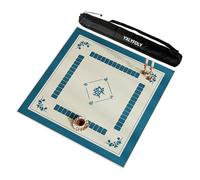YXLYFDLY Family-Sized Mahjong Mat Table Pad, Anti-Slip & Silent Gaming Mat for 4 Players(85cm/33.46in)
