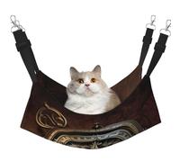 YXLymxDAMAI Ancient Compass Cat Hammock Bed - Pet Cage Hammock Bed with Adjustable Straps, Suitable for Cats, Ferrets, Puppies, or Small Pets