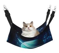 YXLymxDAMAI Blue Planet Cat Hammock Bed - Pet Cage Hammock Bed with Adjustable Straps, Suitable for Cats, Ferrets, Puppies, or Small Pets