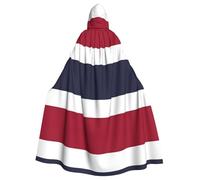 YXLymxDAMAI Thailand Flag Halloween Cloak - Unisex Full Length Hooded Robe Cloak Cosplay Costume Black