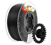 YXPOLYER ESD Safe ABS Filament,1.75mm Permanent Antistatic 3D Printer Filament,Easy to Print Engineering Filament,Surface Resistance: 10^6-10^9Ω/m,Dimensional Accuracy +/- 0.04mm,1kg Spool,Black