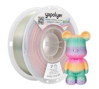 YXPOLYER Pro PLA Flexible Filament for 3D Printer for Airless Basketballs, Lightweight and Highly Elastic Soft PLA, 1.75mm, 1kg with Reusable PC Spool (Candy)