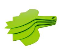 YXQ 10" Putty Scraper Plastic Flexible Putty Knives Disposable Spreader for Taping Drywall Wall Painting Green,3pcs