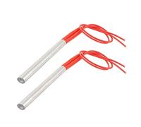 YXQ 110V 250W Cartridge Heater 8x80mm Cylinder with String for 3D Printer Build Plate 2 Pcs