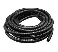 YXQ 12mm ID Corrugated Tubing Tube PE Plastic Non Split Bellows Pipe Black Electric Conduit Liquid Wire Loom Cable Cover Sleeve(32 Feet Length)