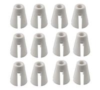 YXQ 12pcs Coil Claw Thread Spool White Plastic Cone Holder Sewing Accessories DIY Decoration for Janome 644D/744D Overlocker Serger Sewing