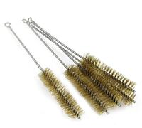 YXQ Tube Brush Brass Wire 30mm Bottle 12.6inch Long-Handle Bristle Cleaning 6Pcs