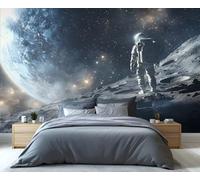 YXQAIED Astronaut Wallpapers Galaxy Outer Space Wallpaper Murals Sci-Fi Kids Wallpaper for Bedrooms Office Living Room Mural Poster 390x260cm