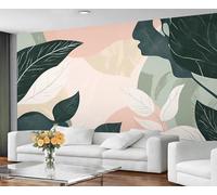 YXQAIED Banana Leaf Wallpaper - Tropical Leaf Photo Wallpaper for Bedroom & Home Decor, Boho Plants Large Mural for Living Room, Not Self-Adhesive Wall Decor, 100x70cm