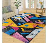 YXQAIED Graffiti Kitchen Runner - 80 x 150 cm Graffiti Street Art Door Runner, Hip Hop Pop Bedroom Rugs Non Slip for Hall Entrance Hallway Corridor