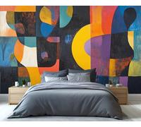 YXQAIED Graffiti Wallpaper, Pop Art Bedroom Wallpaper, Street Graffiti Wall Paper for Living Room, Not Self Adhesive Colorful Photo 3D Wall Murals & Room Decor, 100x70cm