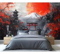 YXQAIED Japanese Wallpaper, Anime Wallpapers for Living Room & Home Decor, Asian Wallpaper for Bedroom, 3D Print Wall Mural (Not Peel and Stick)