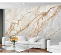 YXQAIED Marble Bedroom Wallpaper, Retro Marble 3D Wall Murals, Cracked Textured Poster Photo Wallpapers for Living Dining Room Home Decor (Not Peel and Stick)