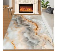 YXQAIED Rug - Marble Home Decor & Gifts, 70x140cm Area Rug, Marble Rugs for Living Room, Nordic Abstract Washable Rugs for Bedroom, Indoor Carpet, Soft & Non slip
