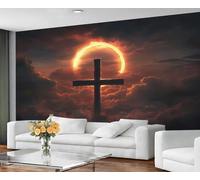 YXQAIED Wallpaper Faith 300x210 cm, Landscape Mural Wallpaper, Sky Wallpapers for Living Room Bedroom, Large Murals & Home Decor