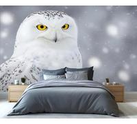YXQAIED Wallpaper - Owl Home Decor & Mural, Animals Bedroom Wallpaper, Eagle Mural Wallpapers for Living Room, Not Self-Adhesive Large Wall Murals