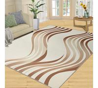 YXQAIED Waves Rugs, 50x80cm Geometric Lines Area Rug Nordic Geometry Carpet, Small Rug Soft Non-slip Apply to Dorm Room Hallway Entrance