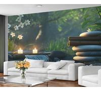 YXQAIED Zen Wallpaper - Meditation Mural & Home Decor, Japanese Spa Bedroom Wallpaper, Not Self-Adhesive Large Wall Murals for Living Room Home Decor