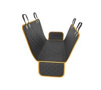 YXQFFF Pet Car Mat for Mitsubishi Lancer Evolution 10 X 2008 2009 2010 2011 2012 2013 2014 2015, Rear Seat Protector Car Allows You to Wash the Car, C Orange