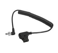 YXQZH Locking D-Tap to DC Power Cable for Atomos Ninja V, PIX-E7 PIX-E5 7 Touchscreen Display, Hollyland Mars 400s - Right Angle Replacement Cord Compatible with Camera Monitors & Wireless Systems