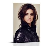 YXRONG Actor Penelope Cruz1_ Poster Decoration Oil Painting Canvas Poster Art Painting Bedroom Decoration 12x18inch(30x45cm) Frame-style