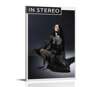 YXRONG Mitski5_Singer Music Album Poster Decoration Oil Painting Canvas Poster Art Painting Bedroom Decoration 16x24inch(40x60cm) Frame-style
