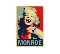 YXRONG Movie Actor Marilyn Monroe 1 Poster Decoration Oil Painting Canvas Poster Art Painting Bedroom Decoration 24x36inch(60x90cm) Unframe-style