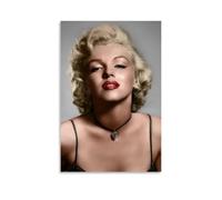 YXRONG Movie Actor Marilyn Monroe 2 Poster Decoration Oil Painting Canvas Poster Art Painting Bedroom Decoration 24x36inch(60x90cm) Unframe-style
