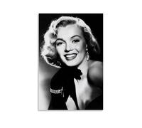 YXRONG Movie Actor Marilyn Monroe 3 Poster Decoration Oil Painting Canvas Poster Art Painting Bedroom Decoration 24x36inch(60x90cm) Unframe-style