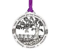 YXRRVING Christmas Memorial Ornament,When Someone You Love Becomes a Memory Pendants,Merry Ornament,New Year Christmas Hanging