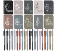 YXSJAS 40Pcs Employee Appreciation Gift Bulk Inspirational Journal Notebook with Ballpoint Pen Mini Motivational Notebooks Bulk Thank You Appreciation Gift for Colleague Employee