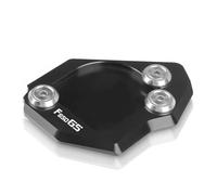 YXSM Accessories Kickstand Foot Side Stand For BMW F650GS F650 GS F 650 GS 2007 2008 2009 2010 2011 2012 2013 2014 Motorcycle Enlarge Extension Pad Support Plate (Color : Black)