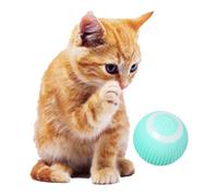 YXthognyx Intelligent Automatic Rolling Pet Ball, Cat Toy Smart Ball, 360 ° Rotating Smart Cat Toy Balls with LED Light, Stimulating the Cat's Chasing Nature (blue)