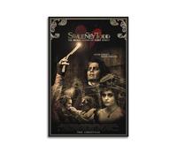 YXWOYNHY Sweeney Todd Movie Poster Poster Decorative Painting Canvas Wall Posters And Art Picture Print Modern Family Bedroom Decor Posters 24x36inch(60x90cm)
