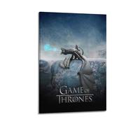 YXWOYNHY TV Game of Thrones Dragon Poster Poster Decorative Painting Canvas Wall Posters And Art Picture Print Modern Family Bedroom Decor Posters 08x12inch(20x30cm)