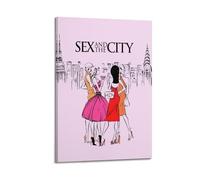 YXWOYNHY TV Series Sex And The City Poster Poster Decorative Painting Canvas Wall Posters And Art Picture Print Modern Family Bedroom Decor Posters 08x12inch(20x30cm)