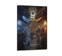 YXWOYNHY TV Show Game of Thrones Dragon Poster Poster Decorative Painting Canvas Wall Posters And Art Picture Print Modern Family Bedroom Decor Posters 20x30inch(50x75cm)