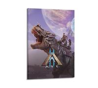 YXWOYNHY Video Game Ark Survival Evolution Poster Poster Decorative Painting Canvas Wall Posters And Art Picture Print Modern Family Bedroom Decor Posters 20x30inch(50x75cm)