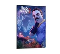 YXWOYNHY Video Game Hello Neighbor Poster Poster Decorative Painting Canvas Wall Posters And Art Picture Print Modern Family Bedroom Decor Posters 24x36inch(60x90cm)