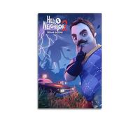 YXWOYNHY Video Game Hello Neighbor Poster Poster Decorative Painting Canvas Wall Posters And Art Picture Print Modern Family Bedroom Decor Posters 24x36inch(60x90cm)
