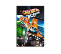 YXWOYNHY Video Game Hot Wheels Release Poster Poster Decorative Painting Canvas Wall Posters And Art Picture Print Modern Family Bedroom Decor Posters 08x12inch(20x30cm)