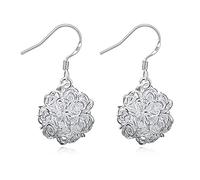 YXWYXWA 100% Sterling Silver Knot Long Drop Dangle Earrings For Women Engagement Wedding Jewelry Gift