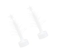 YXWYXWA 2pcs Fibre Optic Tree Artificial Prelit s House Decorations for Home Glowing Holiday Tree Desktop Fiber Optic Small