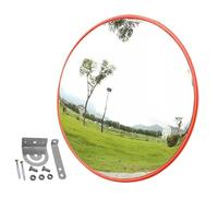 YXWYXWA - 30/32/39" Security Mirror, Traffic Mirror, Curved Mirror with Adjustable Wall Bracket, Wide Angle Mirror, for Driveway, Warehouse and Garage Safety or Store