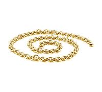 YXWYXWA 45-70CM Cable Necklace Chain, 2-10MM Chain Necklace for Men, Gold/Silver Stainless Steel Necklace for Him